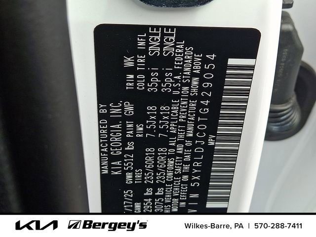 New 2026 Kia Sorento S AWD/4WD image 22