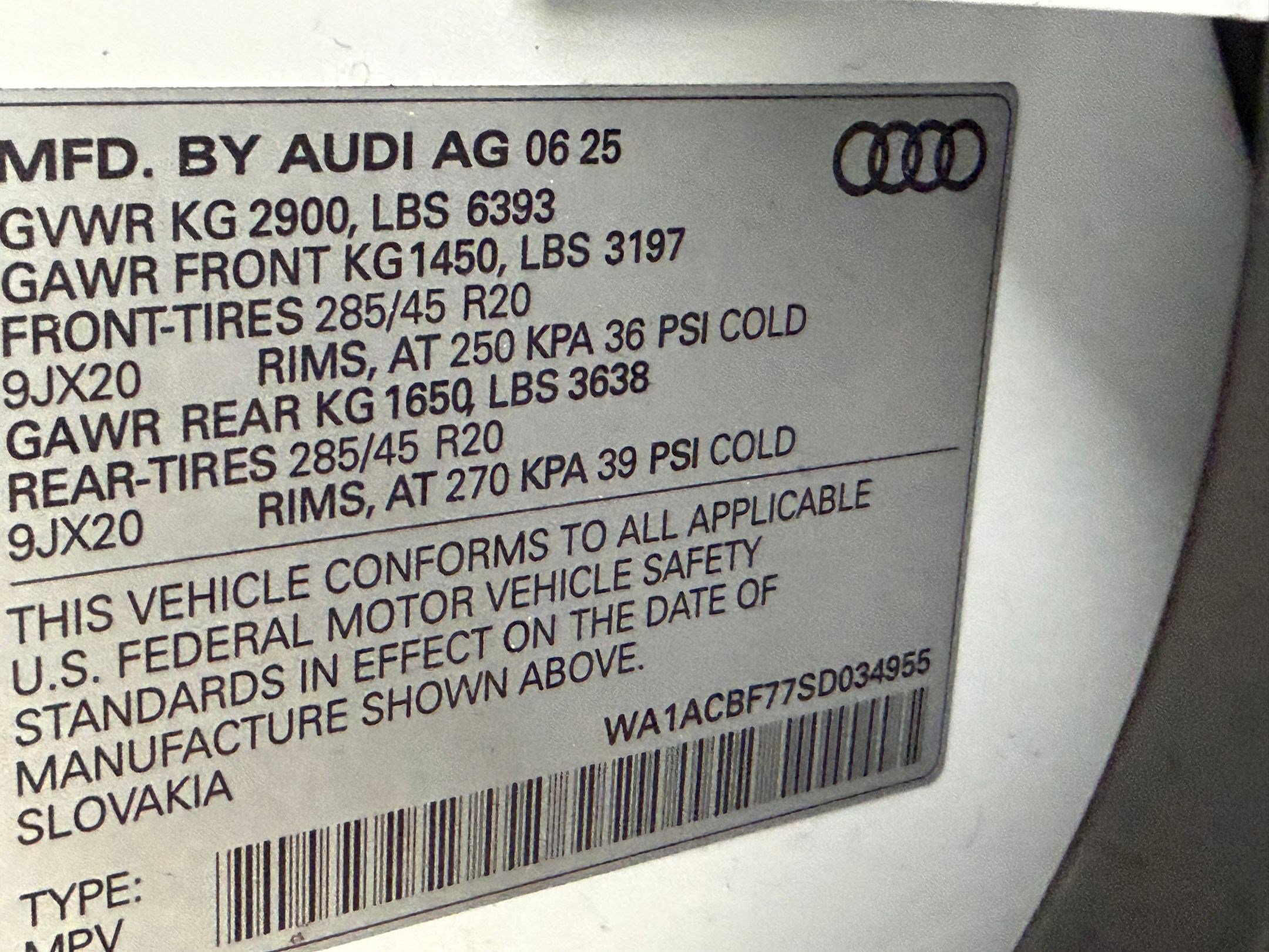 Used 2025 Audi Q7 2.0T Premium w/ Convenience Plus Package AWD/4WD image 20