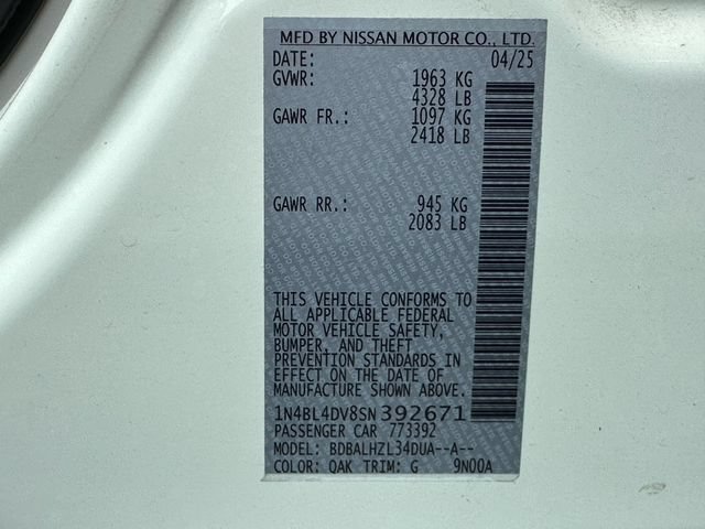 Used 2025 Nissan Altima 2.5 SV FWD image 16