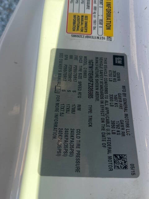 Used 2015 GMC Sierra 1500 2WD Regular Cab w/ Sierra Convenience Package image 10