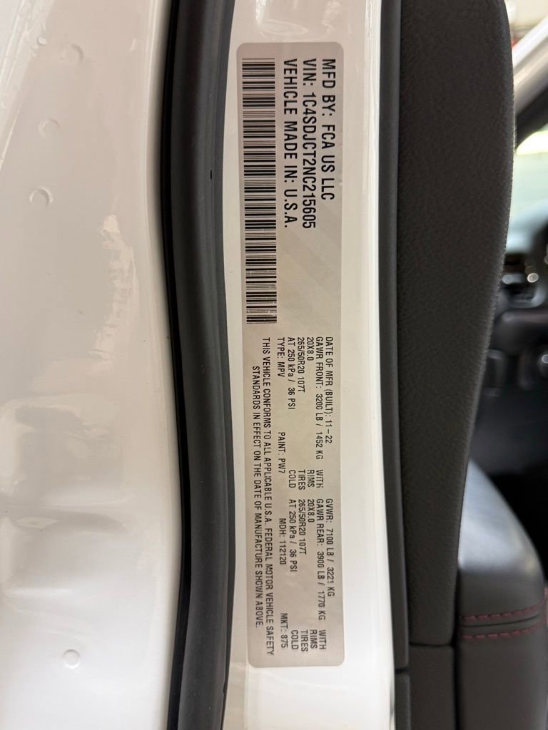 Certified 2022 Dodge Durango R/T image 33