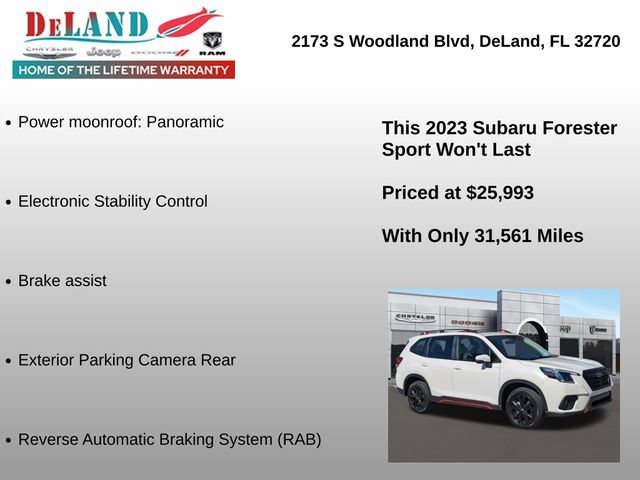 Used 2023 Subaru Forester Sport image 13
