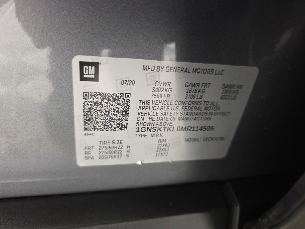 Used 2021 Chevrolet Tahoe High Country w/ Premium Package image 12