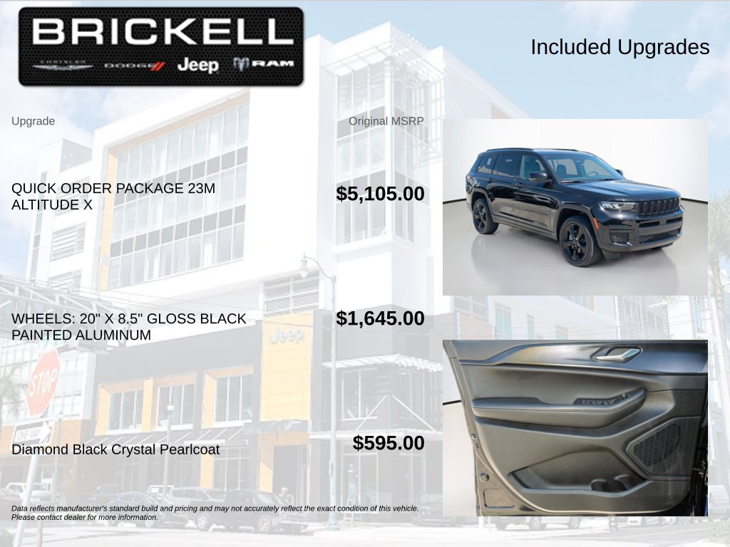 Used 2025 Jeep Grand Cherokee L Altitude AWD/4WD image 5