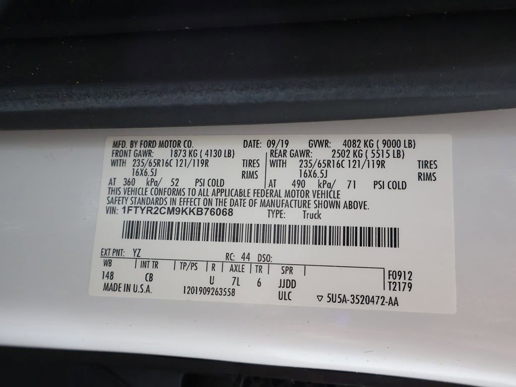 Used 2019 Ford Transit 250 148 Medium Roof RWD image 35