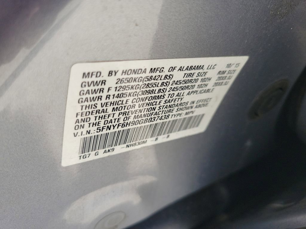 Used 2016 Honda Pilot Touring image 31