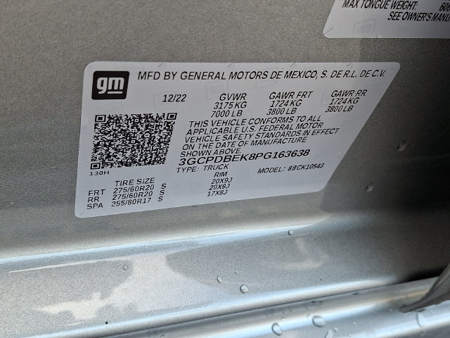 Certified 2023 Chevrolet Silverado 1500 Custom AWD/4WD image 26