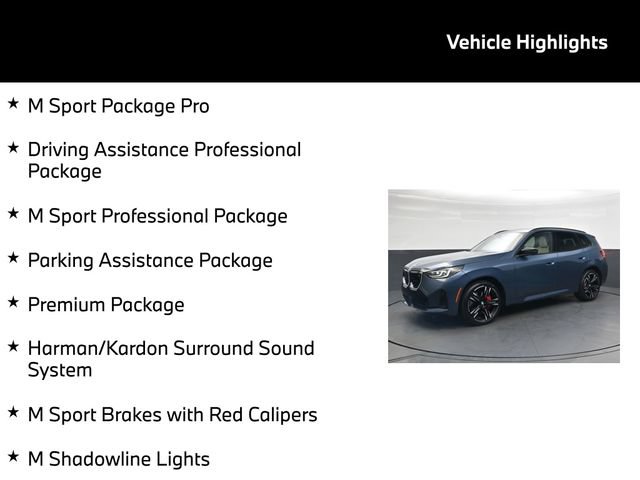 Certified 2025 BMW X3 M50 w/ Premium Package AWD/4WD image 5