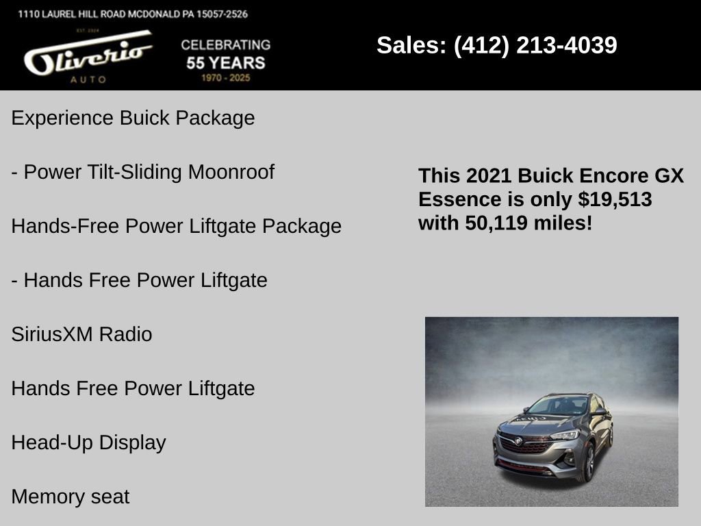 Used 2021 Buick Encore GX Essence w/ Advanced Technology Package image 16