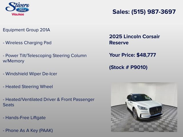 Certified 2025 Lincoln Corsair Reserve AWD/4WD image 8