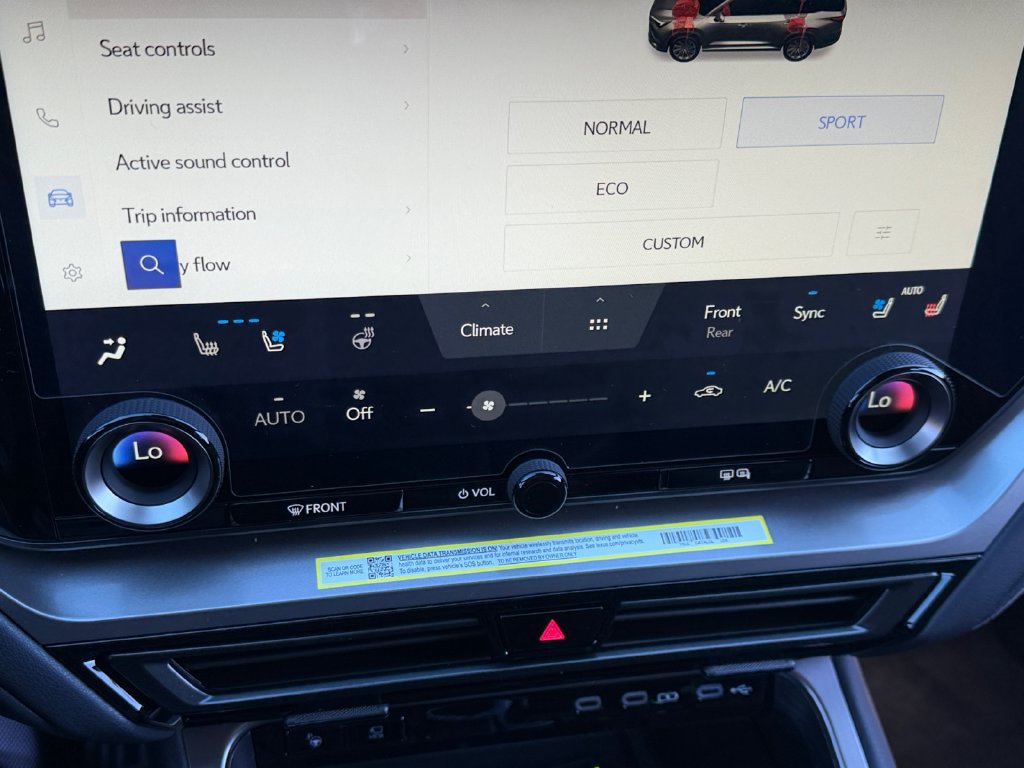 New 2026 Lexus TX 500h AWD w/ Technology Package image 20