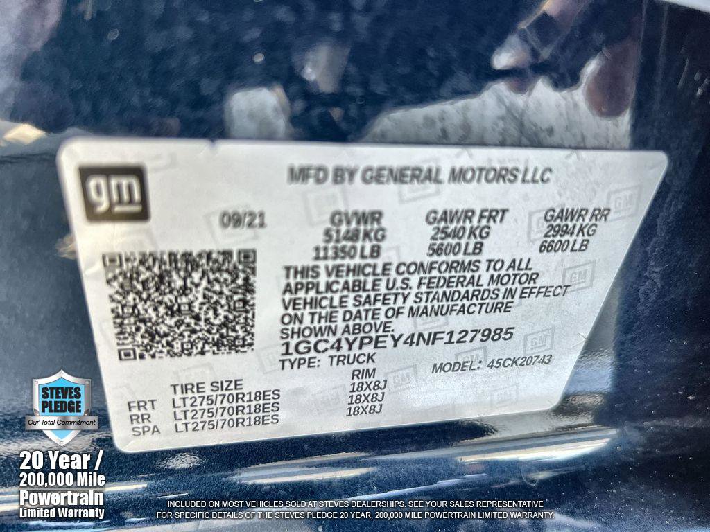 Certified 2022 Chevrolet Silverado 2500 LTZ w/ LTZ Convenience Package AWD/4WD image 36