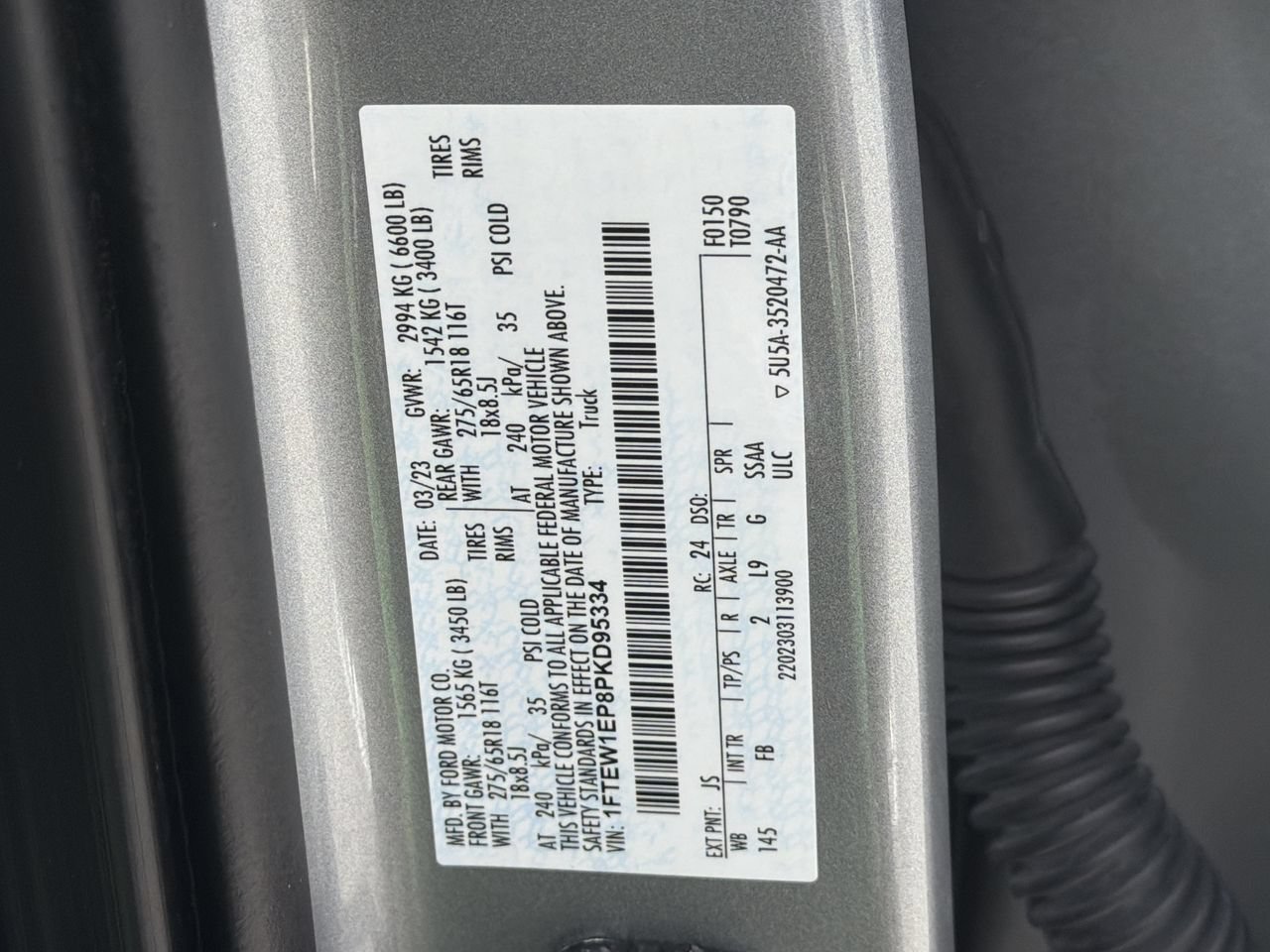 Used 2023 Ford F150 XLT w/ Equipment Group 302A High AWD/4WD image 34