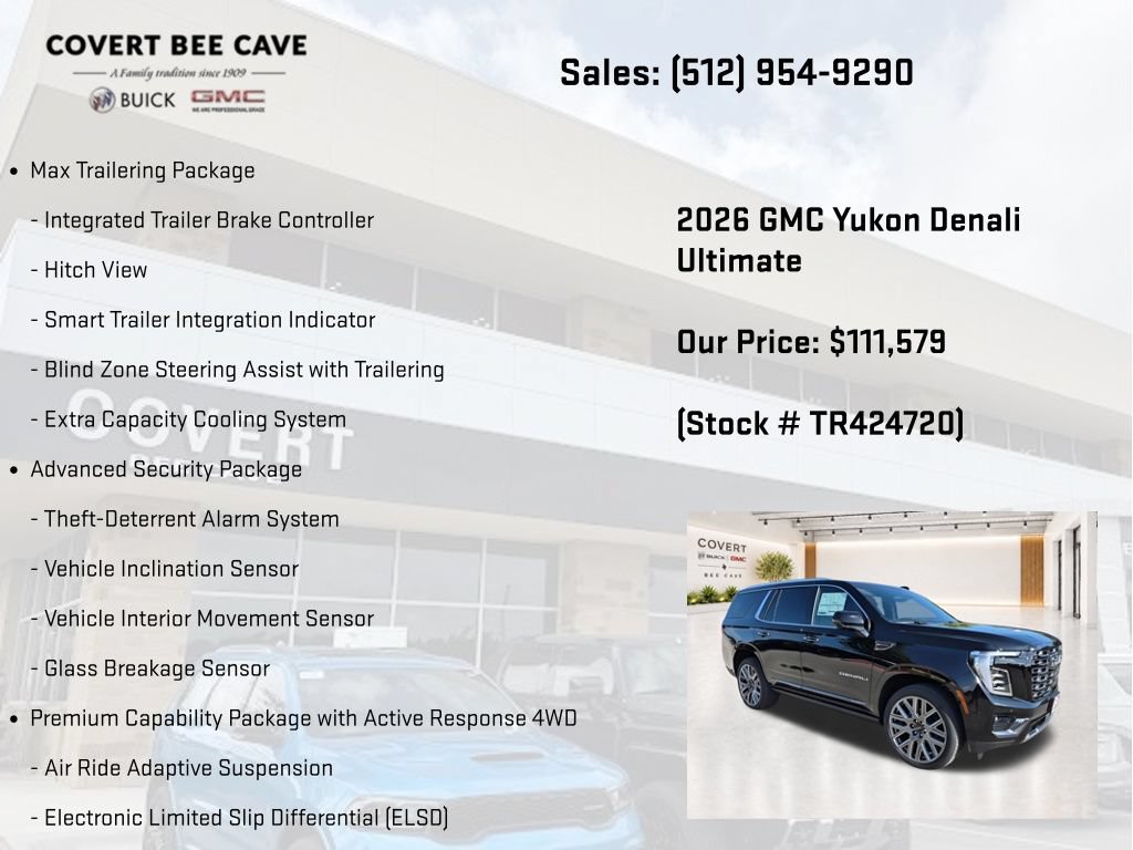 New 2026 GMC Yukon Denali Ultimate AWD/4WD image 25