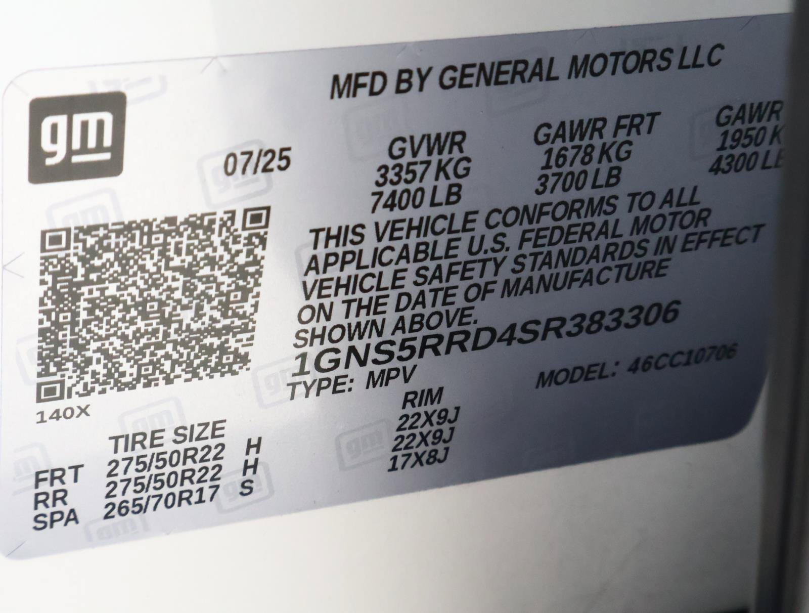Used 2025 Chevrolet Tahoe RST w/ Comfort Package RWD image 22