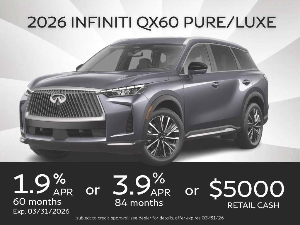 New 2026 INFINITI QX60 Pure w/ Cargo Package image 2