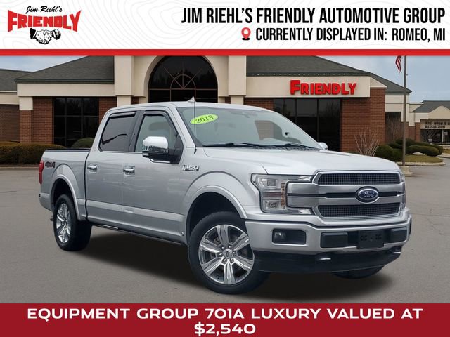 Used 2018 Ford F150 Platinum w/ Equipment Group 701A Luxury
