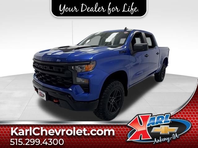 Certified 2023 Chevrolet Silverado 1500 Custom Trail Boss w/ LPO, Dark Essentials Package