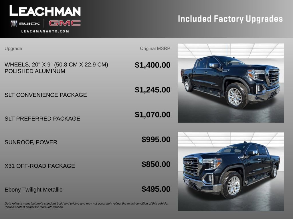 Certified 2022 GMC Sierra 1500 SLT w/ SLT Convenience Package image 11