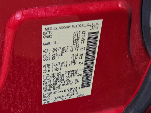 Used 2022 Nissan Frontier SV RWD image 19