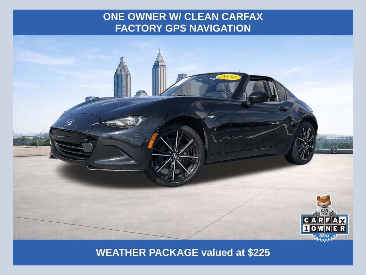 Used 2024 MAZDA MX-5 Miata RF Grand Touring w/ Weather Package 360° Tour