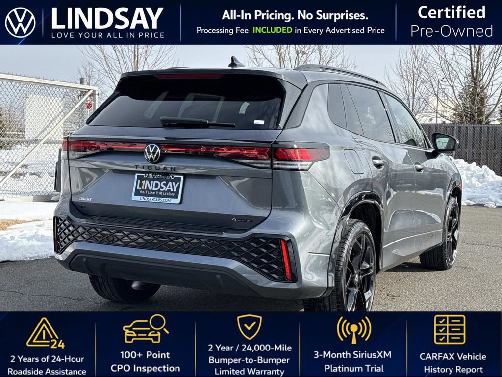 Certified 2025 Volkswagen Tiguan SE R-Line AWD/4WD image 3