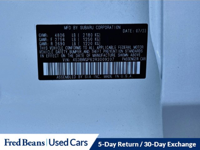 Certified 2024 Subaru Legacy Touring XT AWD/4WD image 40