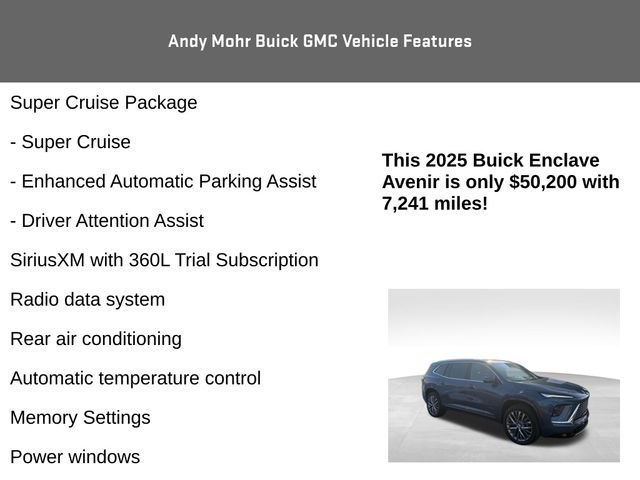 Used 2025 Buick Enclave Avenir w/ Super Cruise Package image 16