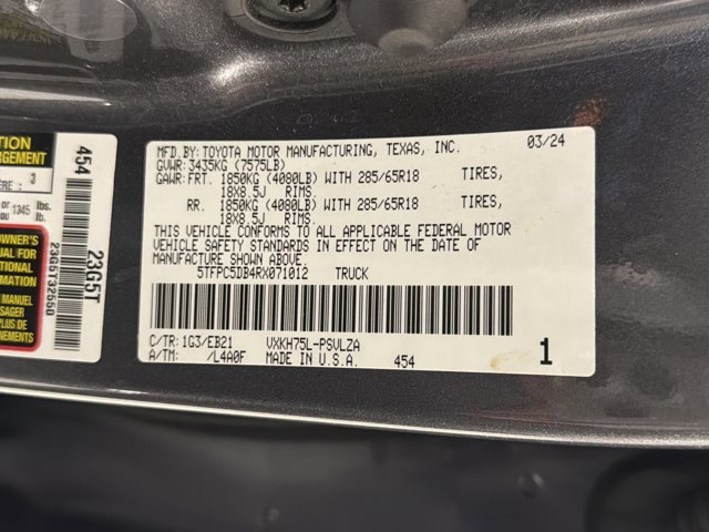 Used 2024 Toyota Tundra TRD Pro image 40