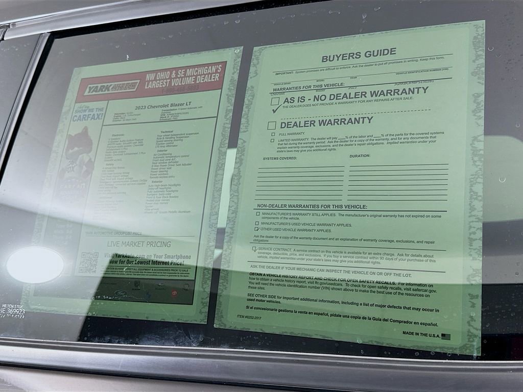 Used 2023 Chevrolet Blazer LT w/ Driver Confidence Package image 14