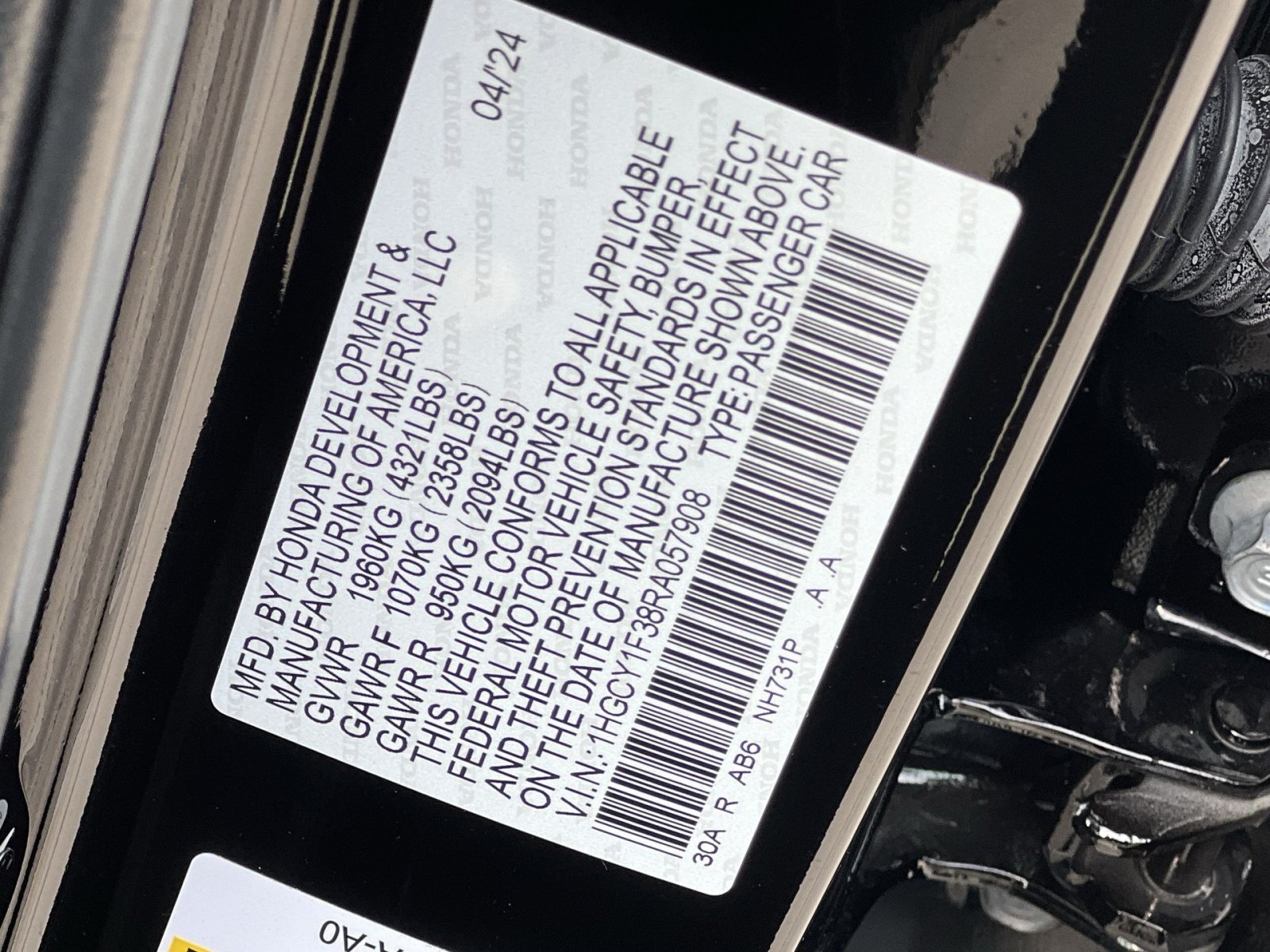 Used 2024 Honda Accord EX image 39