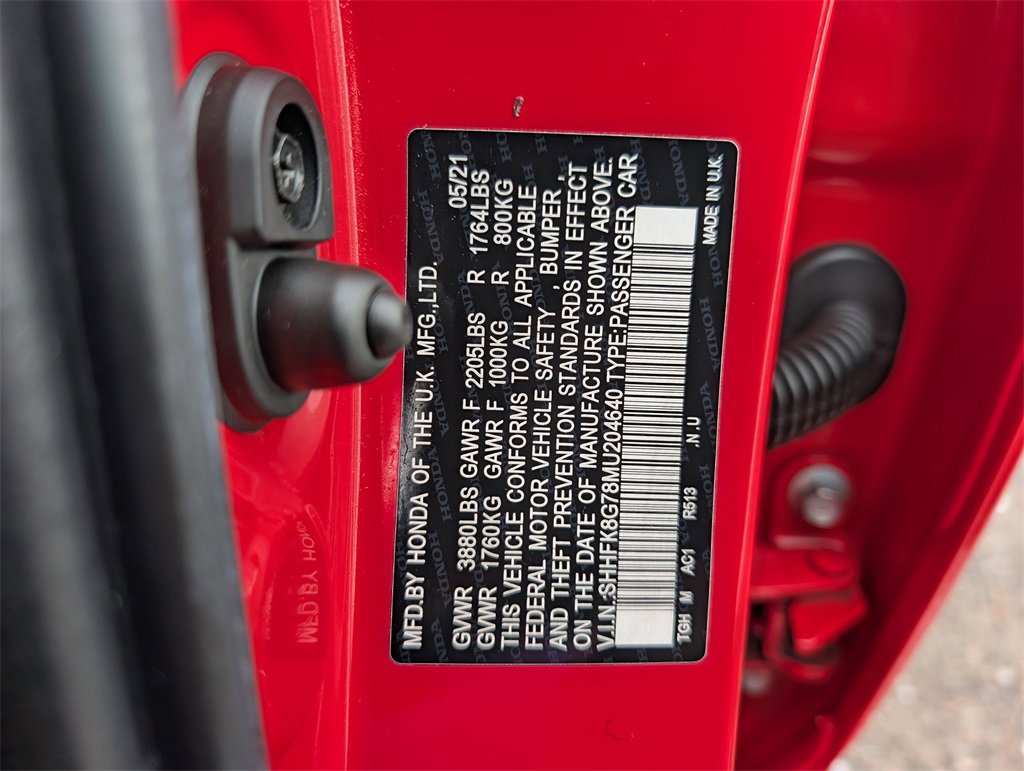 Used 2021 Honda Civic Type R image 33