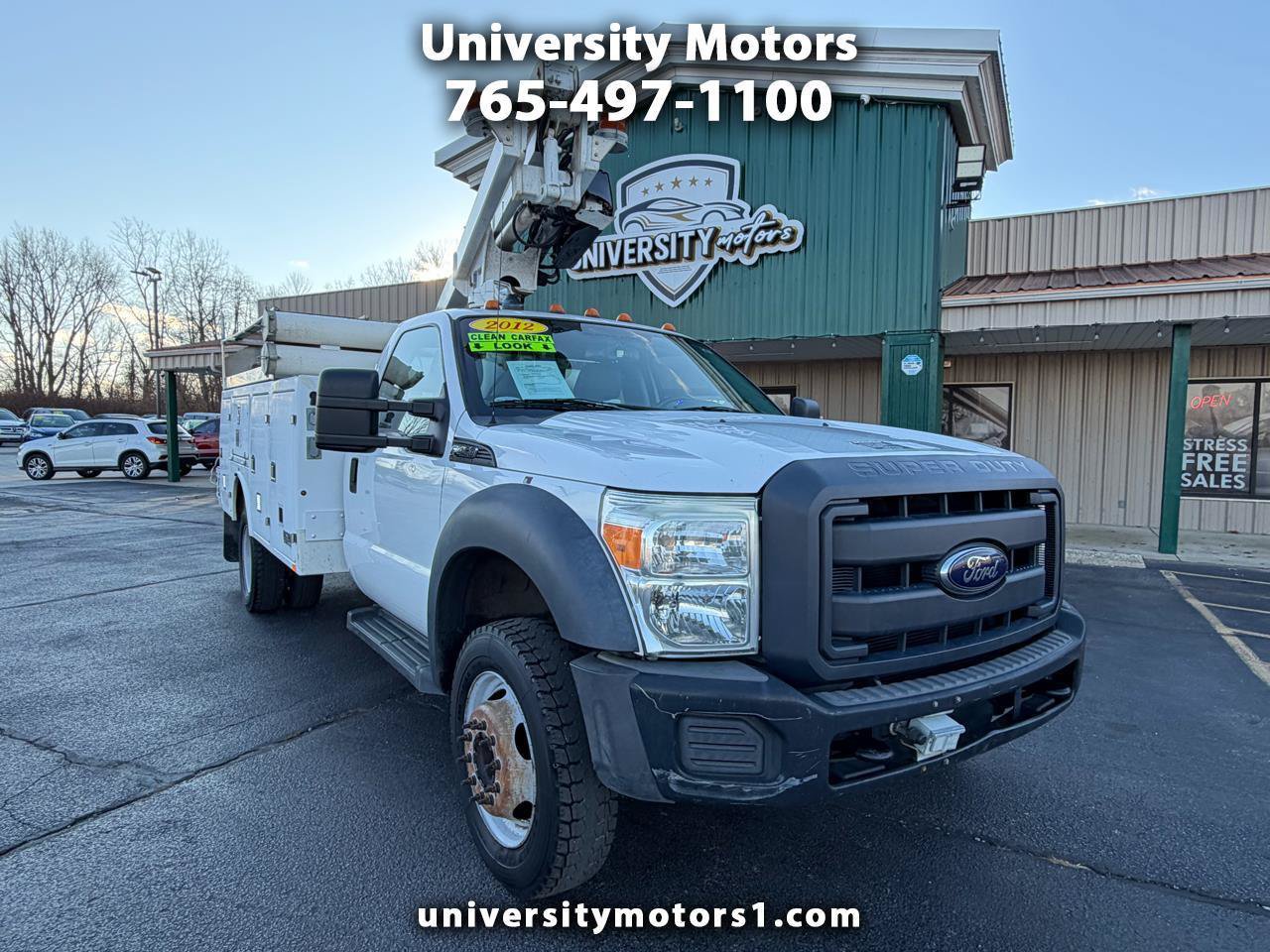 Used 2012 Ford F450 XL w/ Snow Plow Prep Pkg RWD image 1
