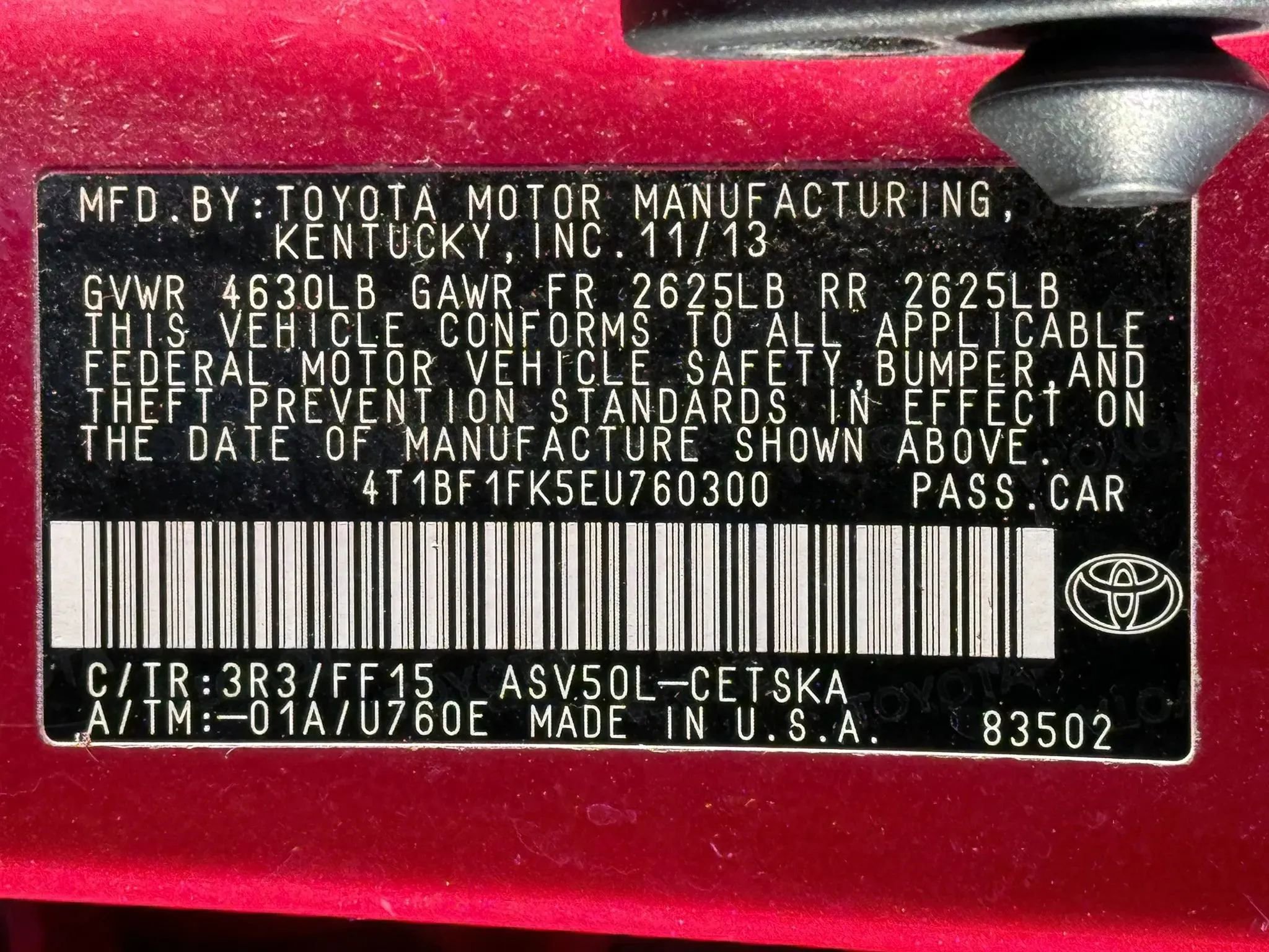 Used 2014 Toyota Camry SE FWD image 28