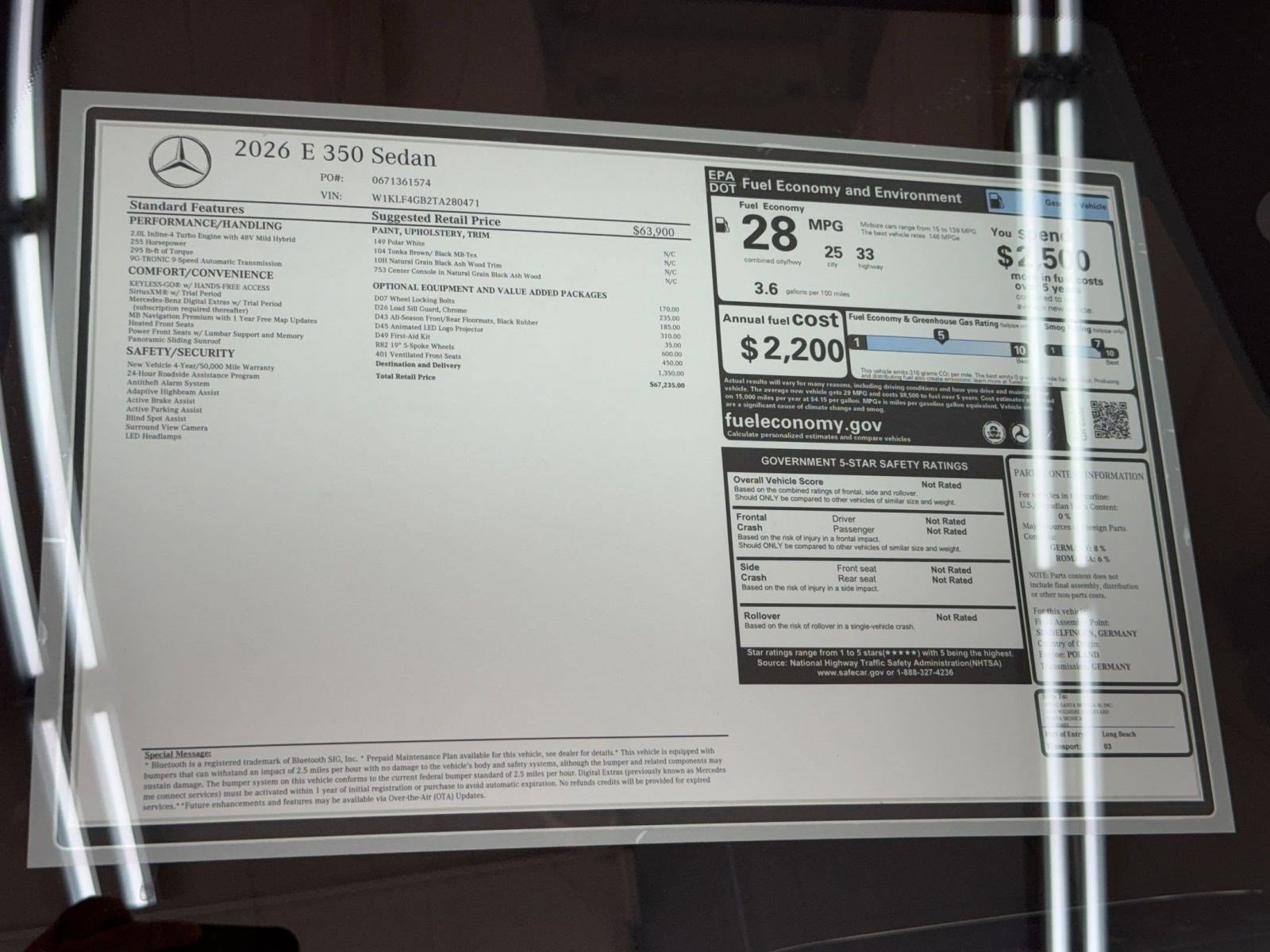 New 2026 Mercedes-Benz E 350 Sedan image 33