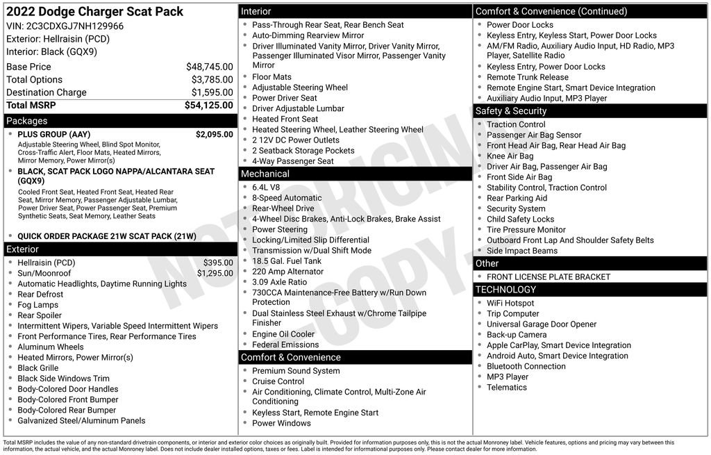 Used 2022 Dodge Charger Scat Pack w/ Plus Group image 2