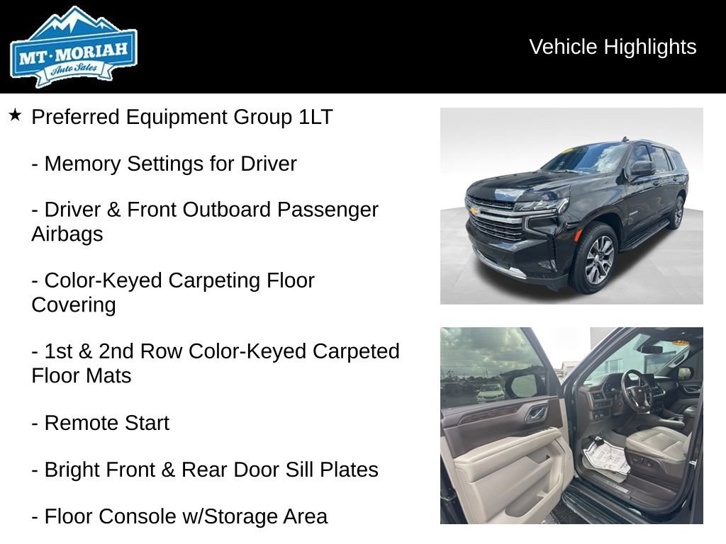 Used 2022 Chevrolet Tahoe LT w/ Luxury Package image 4