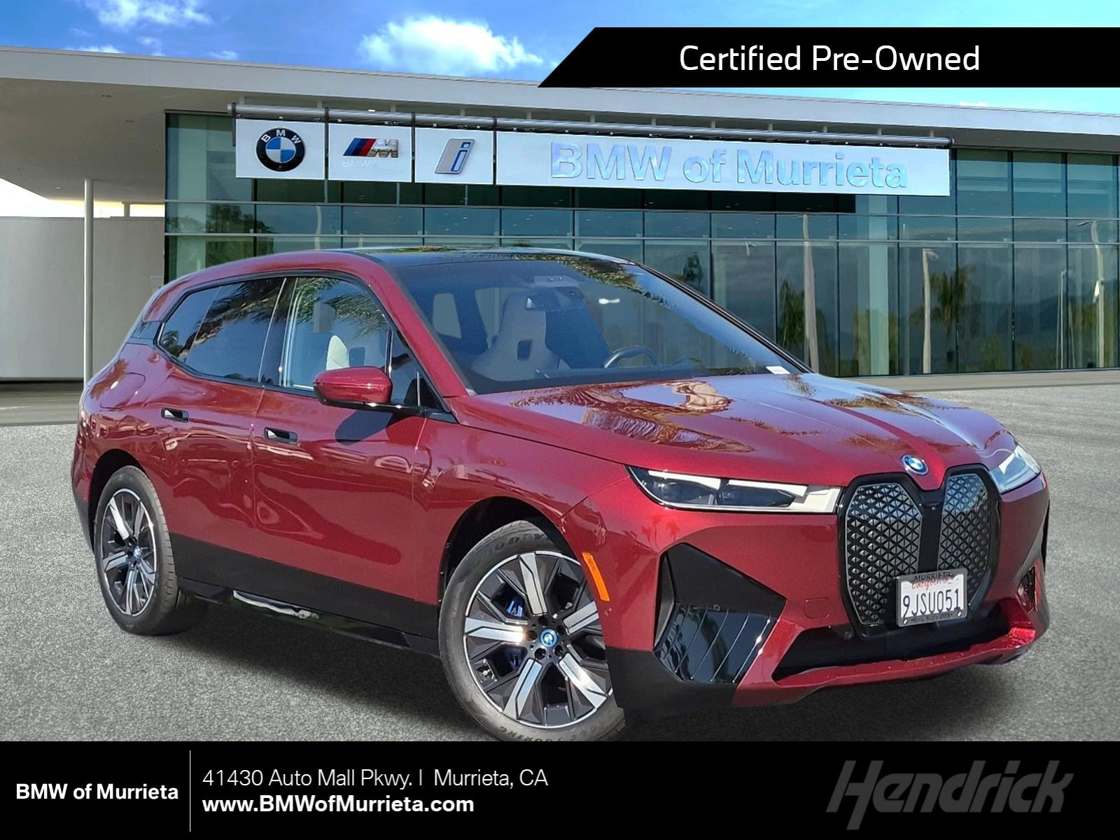 Certified 2024 BMW iX xDrive50 w/ Premium Package AWD/4WD image 1