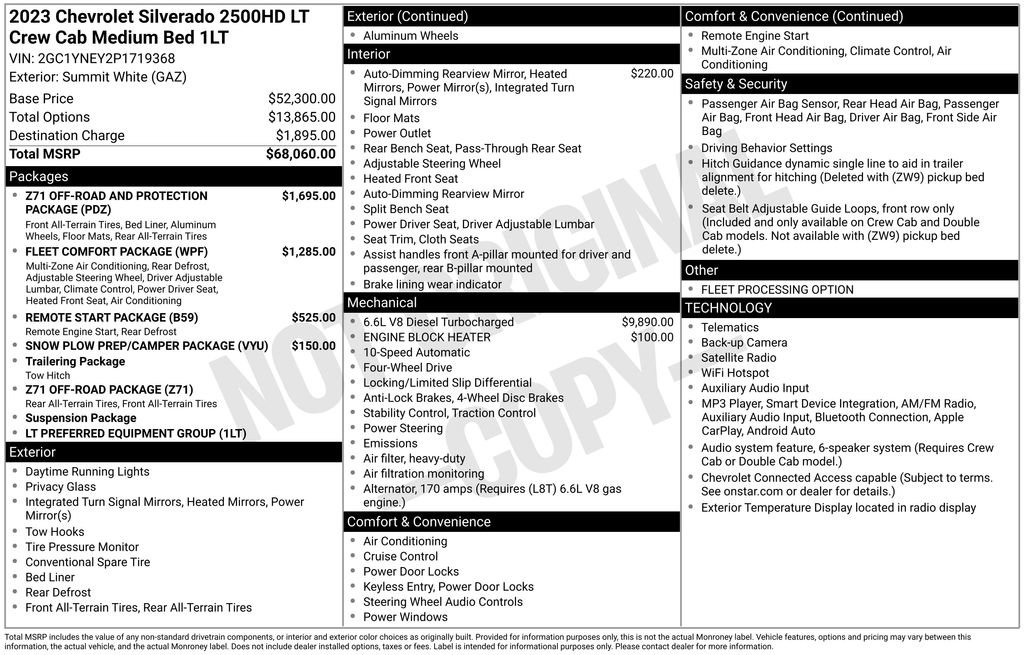 Used 2023 Chevrolet Silverado 2500 LT AWD/4WD image 21