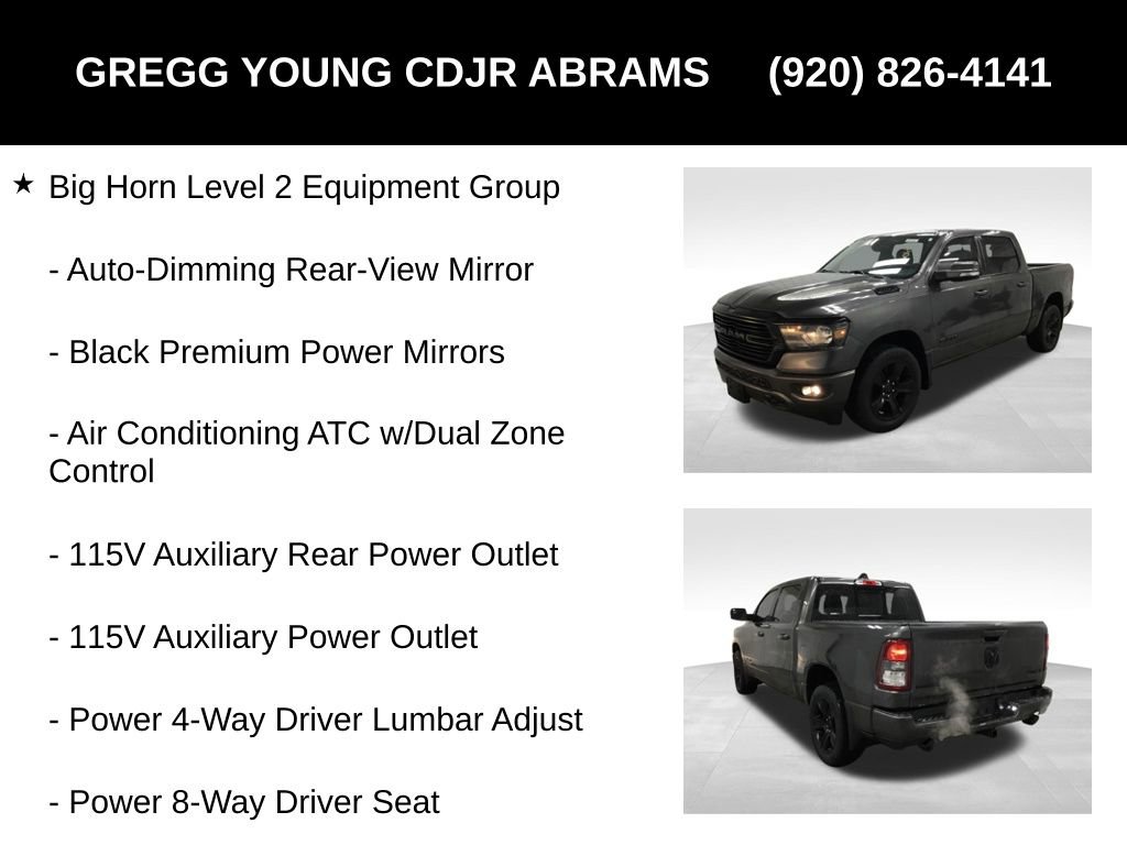 Used 2020 RAM 1500 Big Horn AWD/4WD image 13