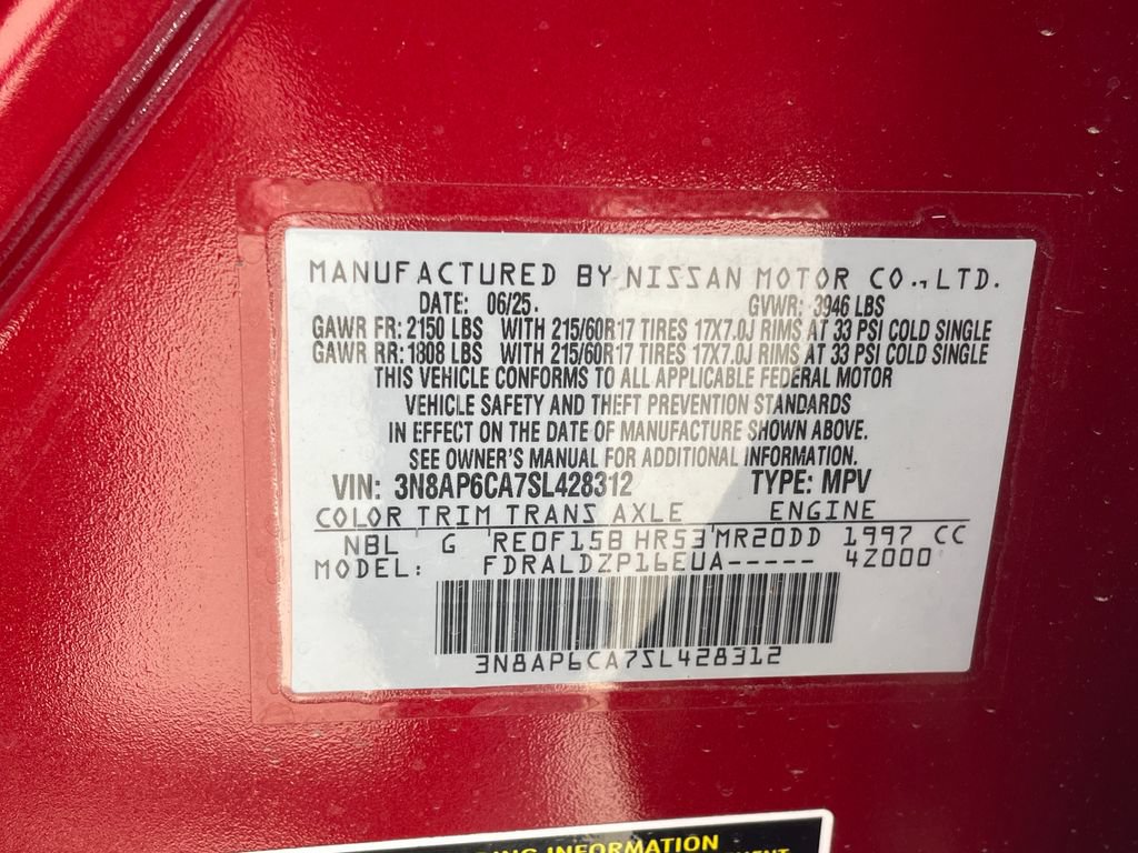 Certified 2025 Nissan Kicks SV FWD image 30
