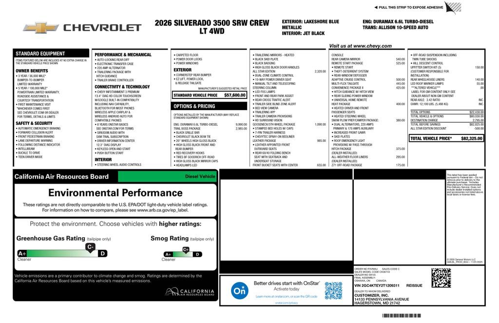 New 2026 Chevrolet Silverado 3500 LT AWD/4WD image 4