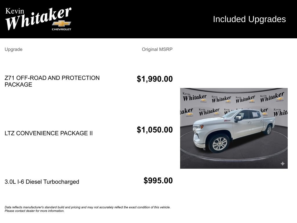Certified 2025 Chevrolet Silverado 1500 LTZ AWD/4WD image 35