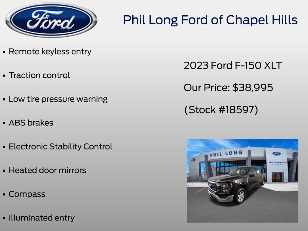 Certified 2023 Ford F150 XLT w/ Equipment Group 301A Mid AWD/4WD image 37