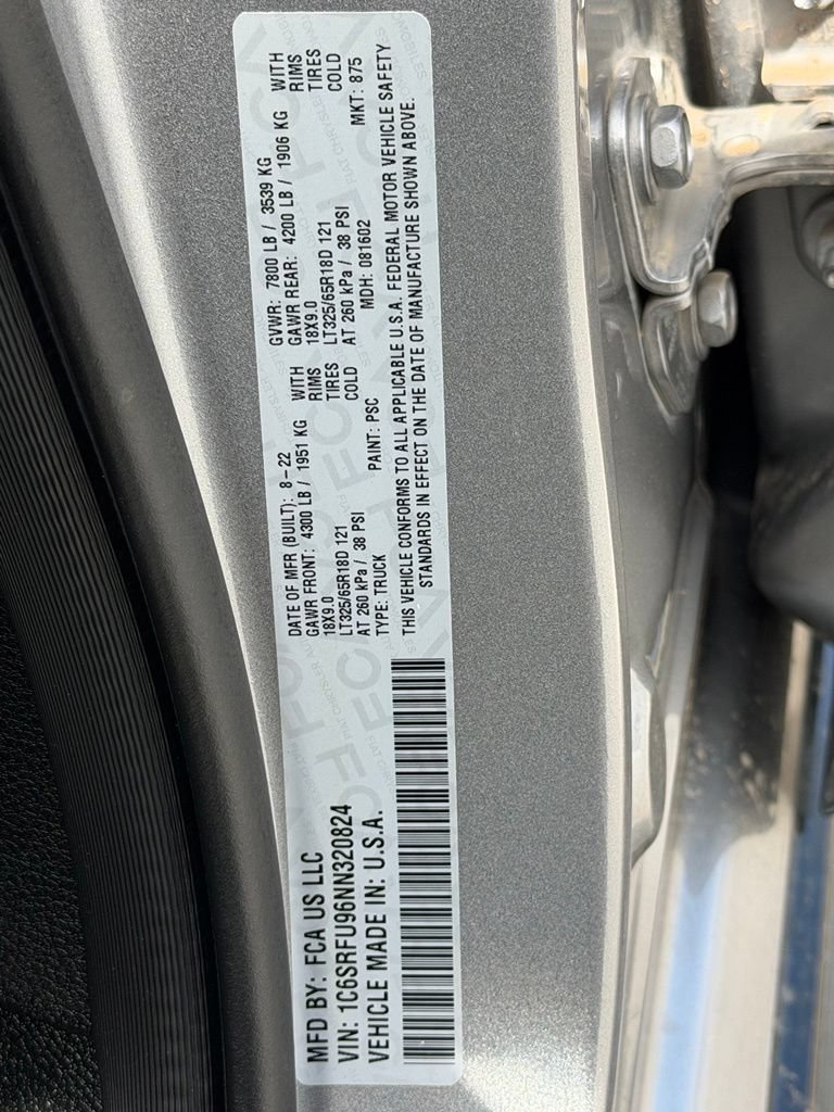 Used 2022 RAM 1500 TRX w/ TRX Level 2 Equipment Group AWD/4WD image 28