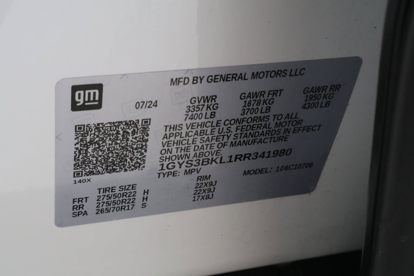 Certified 2024 Cadillac Escalade ESV Premium Luxury RWD image 61