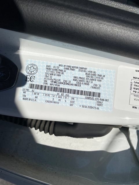 Used 2022 Ford Escape SEL w/ Technology Package FWD image 23