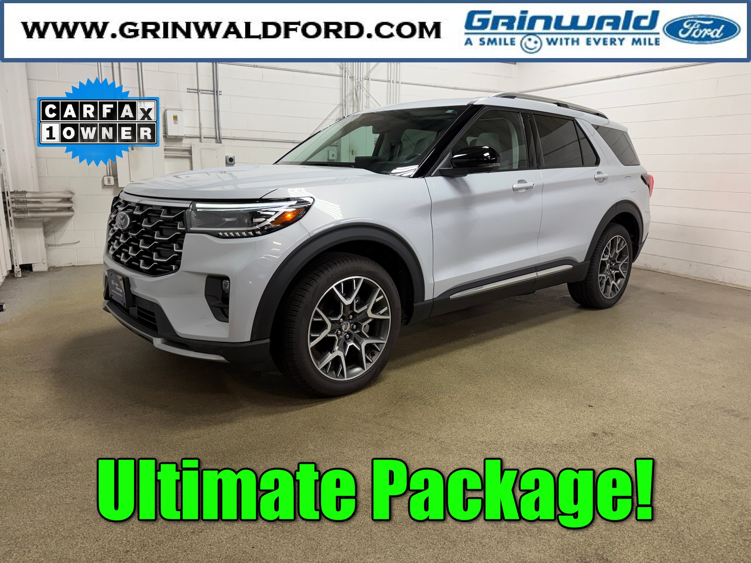 Used 2025 Ford Explorer Platinum w/ Ultimate Package AWD/4WD image 1