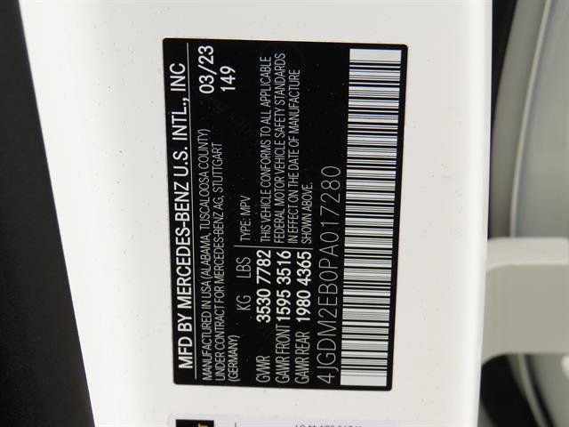 Certified 2023 Mercedes-Benz EQS 450+ 4MATIC SUV w/ Pinnacle Trim Package image 8