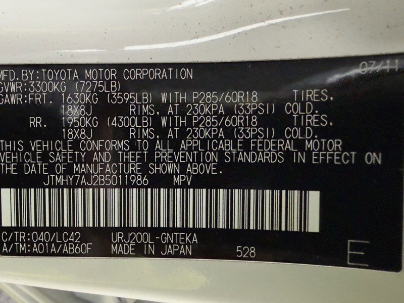 Used 2011 Toyota Land Cruiser 4WD image 65